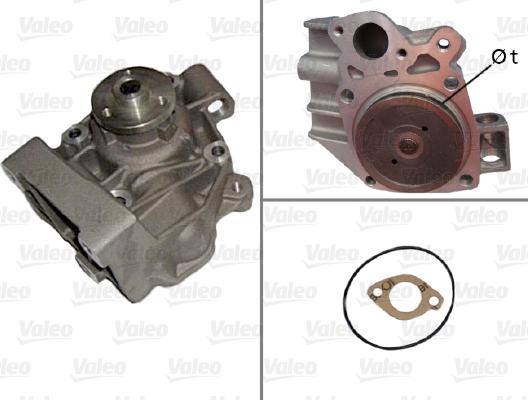 Valeo 506474 - Водяной насос autospares.lv