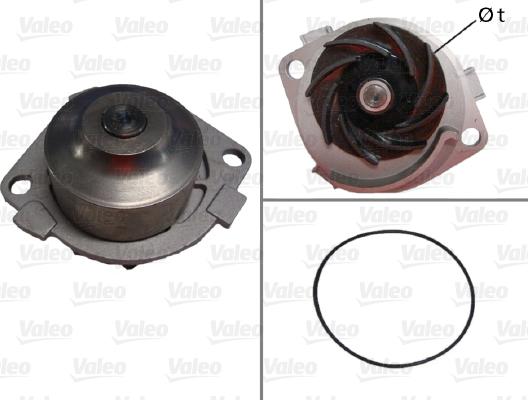 Valeo 506597 - Водяной насос autospares.lv