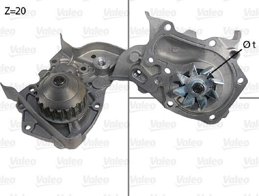 Valeo 506564 - Водяной насос autospares.lv