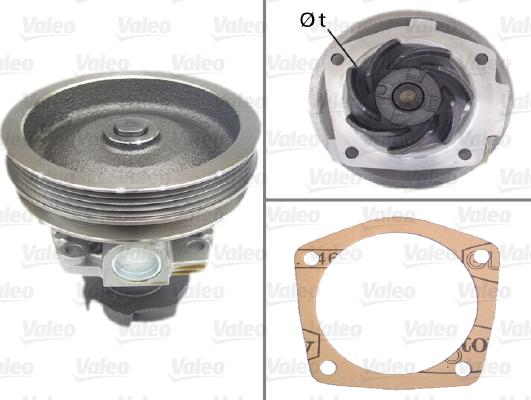 Valeo 506519 - Водяной насос autospares.lv