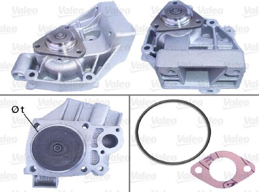 Valeo 506514 - Водяной насос autospares.lv