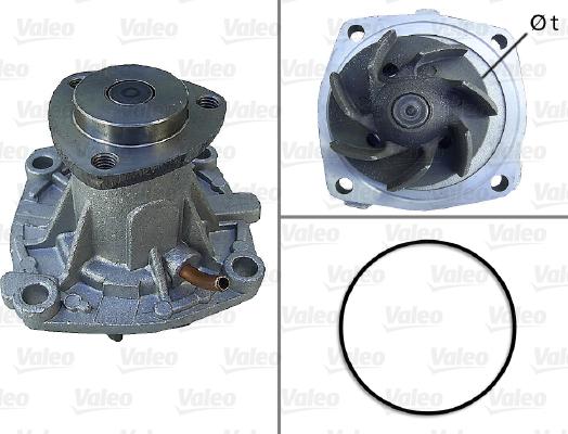 Valeo 506589 - Водяной насос autospares.lv