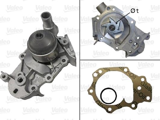 Valeo 506580 - Водяной насос autospares.lv