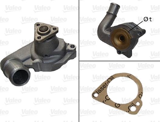 Valeo 506581 - Водяной насос autospares.lv