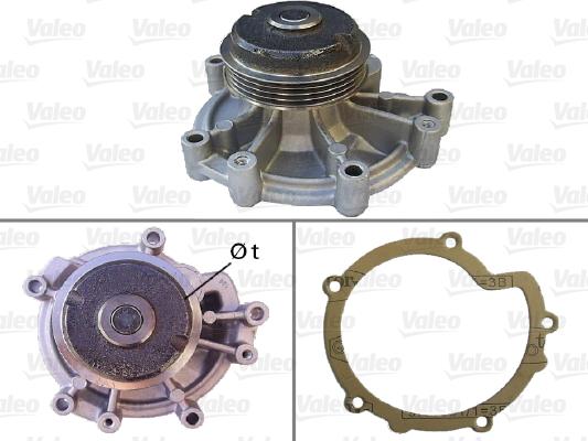 Valeo 506582 - Водяной насос autospares.lv