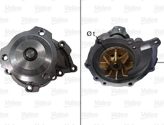 Valeo 506579 - Водяной насос autospares.lv