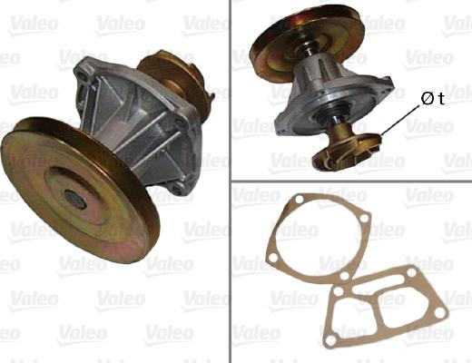 Valeo 506572 - Водяной насос autospares.lv