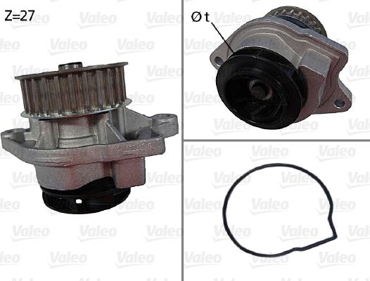 Valeo 506577 - Водяной насос autospares.lv