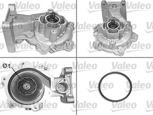 Valeo 506693 - Водяной насос autospares.lv