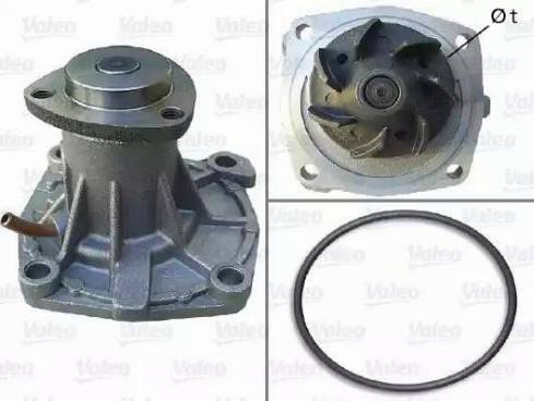 Valeo 506692 - Водяной насос autospares.lv