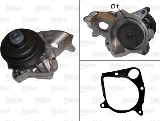 Valeo 506664 - Водяной насос autospares.lv