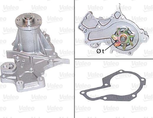 Valeo 506614 - Водяной насос autospares.lv