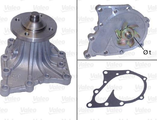 Valeo 506625 - Водяной насос autospares.lv