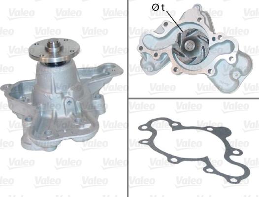 Valeo 506626 - Водяной насос autospares.lv