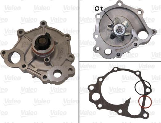 Valeo 506627 - Водяной насос autospares.lv