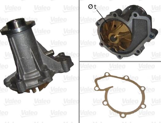 Valeo 506671 - Водяной насос autospares.lv