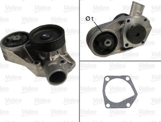 Valeo 506672 - Водяной насос autospares.lv