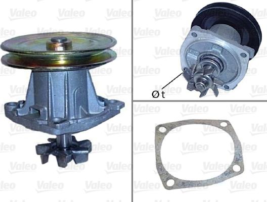 Valeo 506092 - Водяной насос autospares.lv