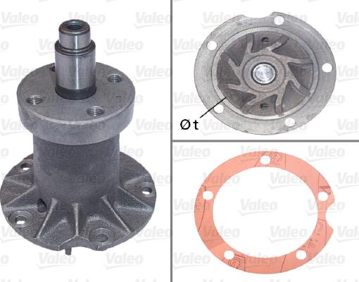 Valeo 506097 - Водяной насос autospares.lv