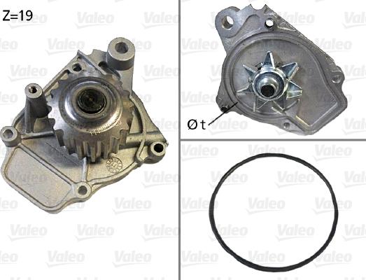 Valeo 506045 - Водяной насос autospares.lv