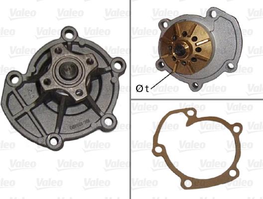 Valeo 506040 - Водяной насос autospares.lv