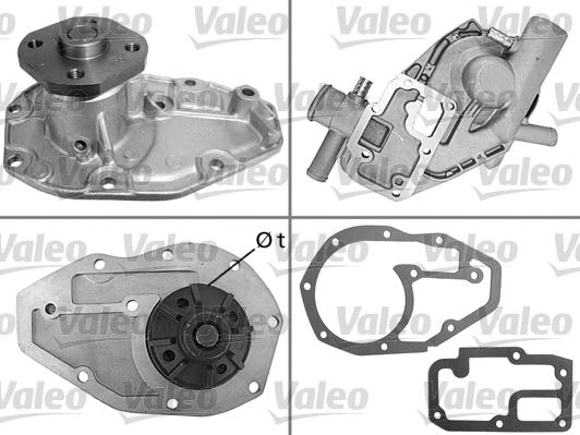 Valeo 506041 - Водяной насос autospares.lv