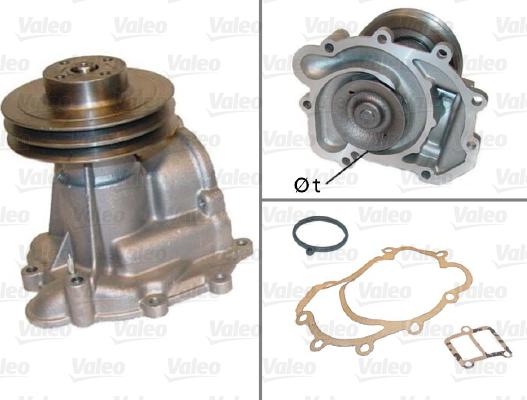 Valeo 506058 - Водяной насос autospares.lv