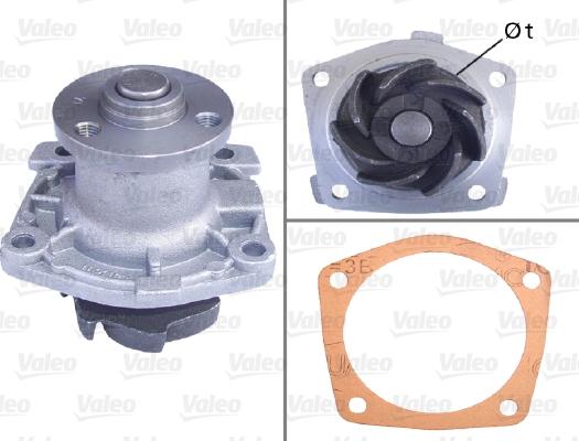 Valeo 506063 - Водяной насос autospares.lv