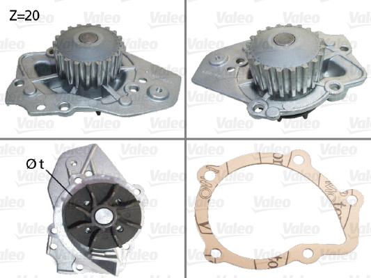 Valeo 506014 - Водяной насос autospares.lv