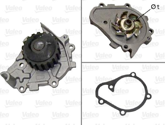 Valeo 506015 - Водяной насос autospares.lv