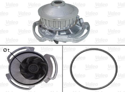 Valeo 506013 - Водяной насос autospares.lv