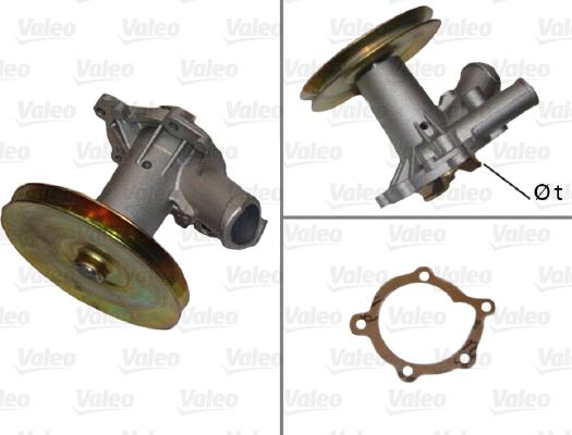 Valeo 506034 - Водяной насос autospares.lv