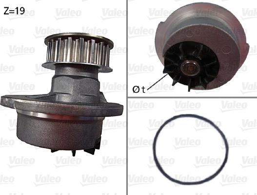 Valeo 506030 - Водяной насос autospares.lv