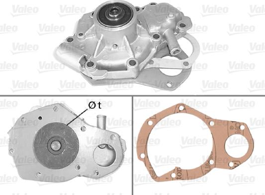 Valeo 506076 - Водяной насос autospares.lv