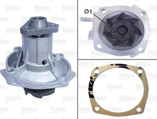 Valeo 506148 - Водяной насос autospares.lv