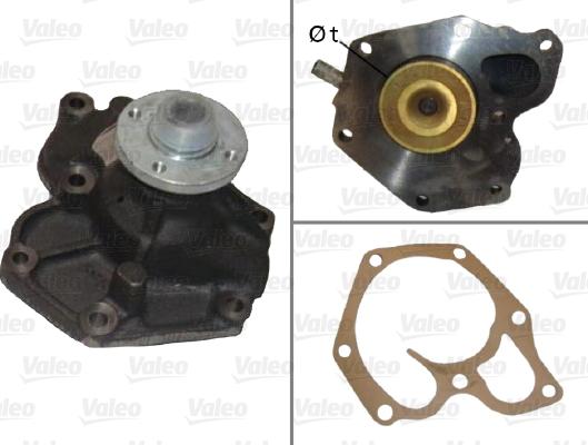 Valeo 506166 - Водяной насос autospares.lv