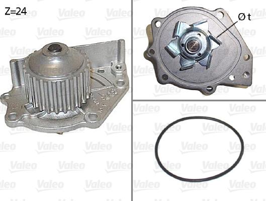 Valeo 506114 - Водяной насос autospares.lv