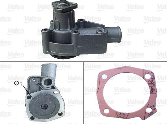 Valeo 506134 - Водяной насос autospares.lv