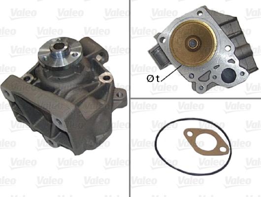 Valeo 506128 - Водяной насос autospares.lv