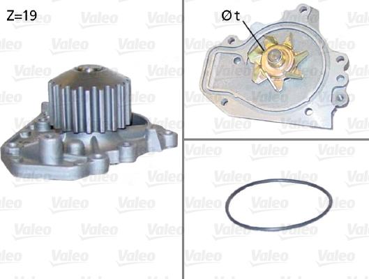 Valeo 506894 - Водяной насос autospares.lv