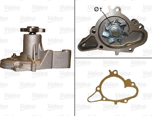 Valeo 506897 - Водяной насос autospares.lv