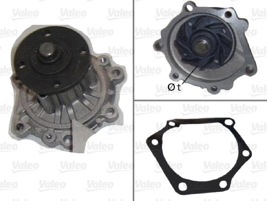 Valeo 506846 - Водяной насос autospares.lv