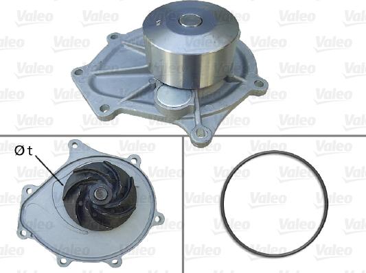 Valeo 506842 - Водяной насос autospares.lv