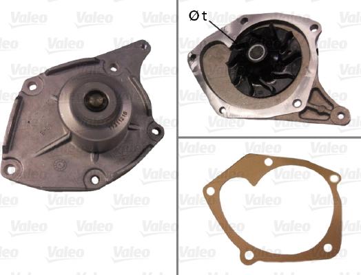 Valeo 506863 - Водяной насос autospares.lv