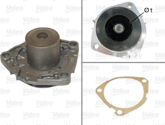 Valeo 506808 - Водяной насос autospares.lv