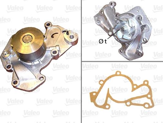 Valeo 506819 - Водяной насос autospares.lv