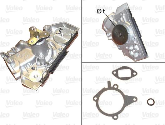 Valeo 506817 - Водяной насос autospares.lv