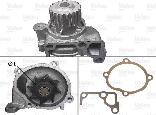 Valeo 506880 - Водяной насос autospares.lv