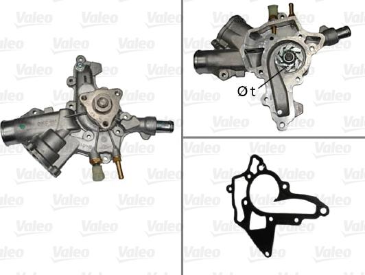 Valeo 506838 - Водяной насос autospares.lv