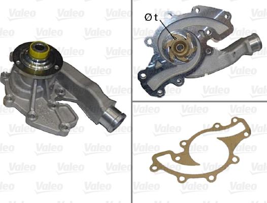 Valeo 506829 - Водяной насос autospares.lv